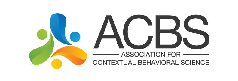 acbs logo Association for Contextual Behavioural Science membership logo